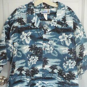 Big Men's Hawaiian Short Sleeve Slirt by RJC, Ltd 4XL NWOT